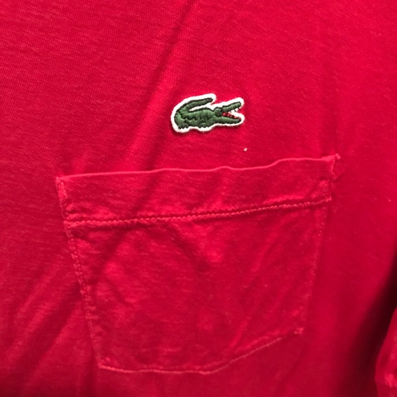 lacoste pocket tee